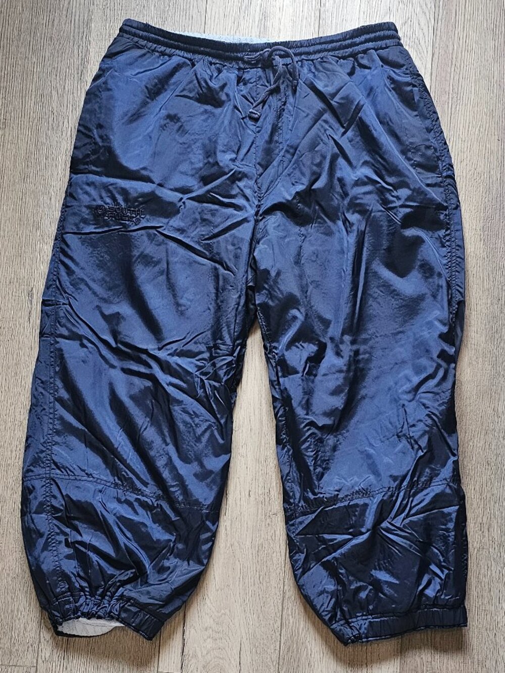 Vintage Southpole Lined Nylon Track Pants Mens XXL Blue Y2K Baggy Windbreaker